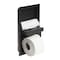 Alfi Brand Black Matte Stainless Steel Recessed Shelf / Toilet Paper Holder Niche ABTPNC88-BLA - alternate 5